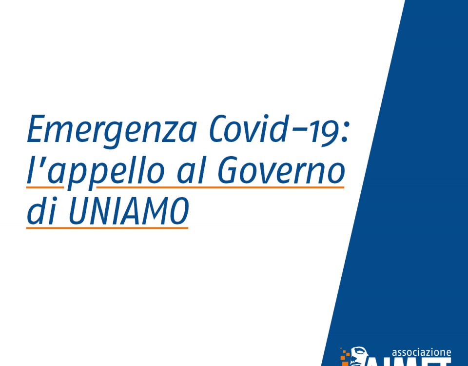Appello al governo di UNIAMO