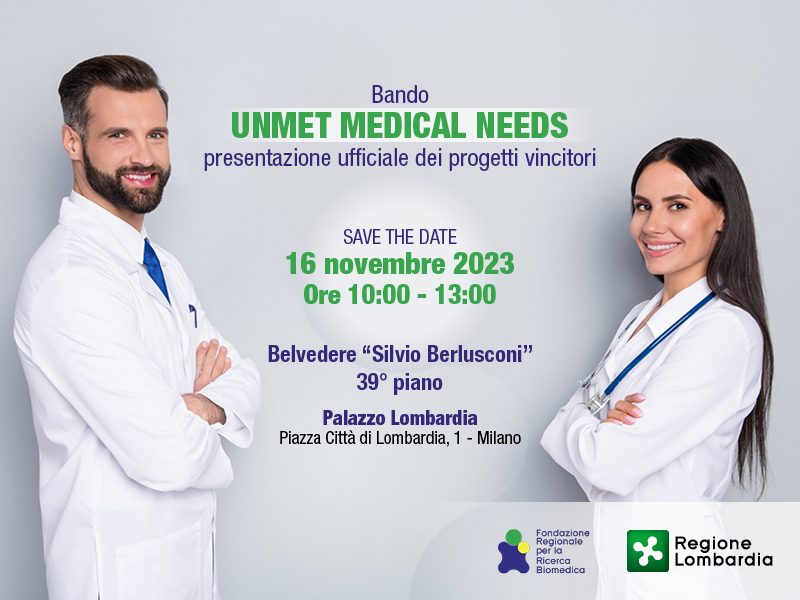 SAVE THE DATE_Bando UNMET MEDICAL NEEDS
